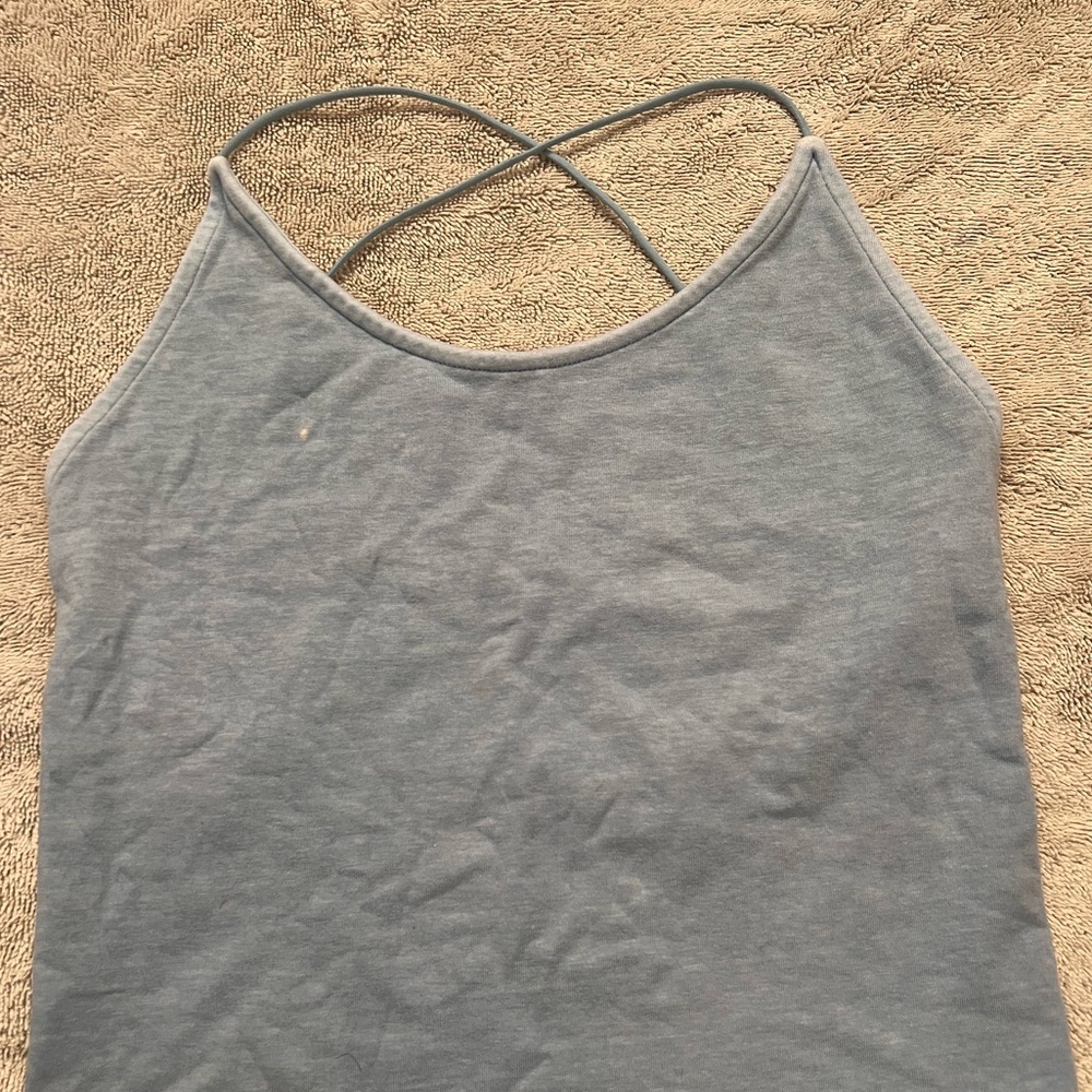 Blue american eagle tank top